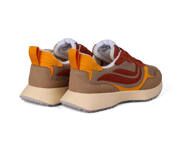 Genesis Sneaker G-Marathon Colormixitall Beige/Rust/Orange