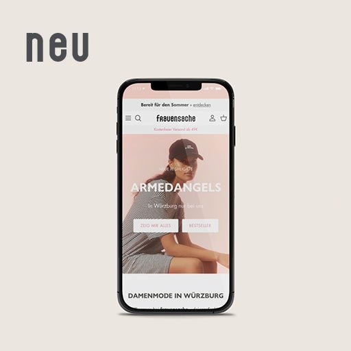 NEUER ONLINE LOOK - diefrauensache 3.0 ist online - frauensache