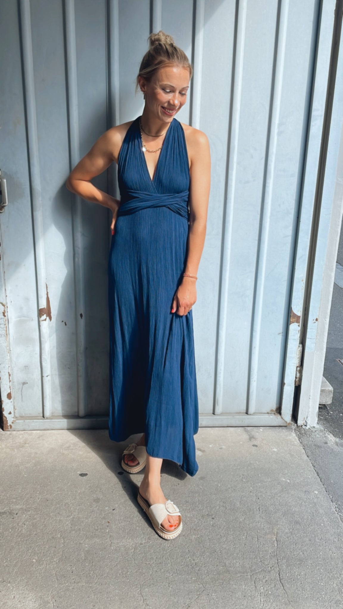 frauensache Kleid Jade blu