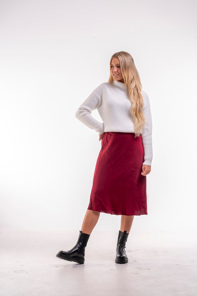 Rollkragenpullover Emma weiß