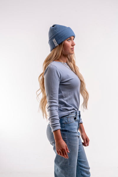 Pullover Stretto schmal hellblau