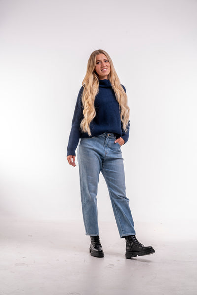 Rollkragenpullover Emma marine